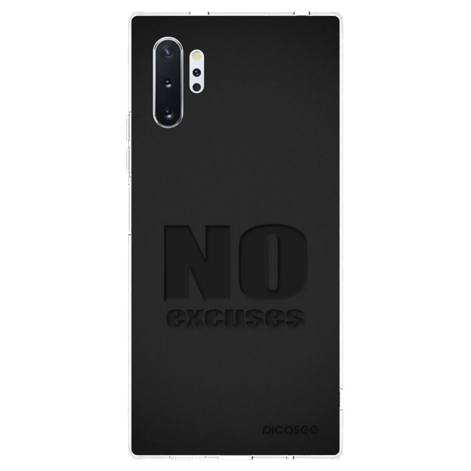 Picasee husă transparentă din silicon pentru Samsung Galaxy Note 10+ N975F - No Excuses