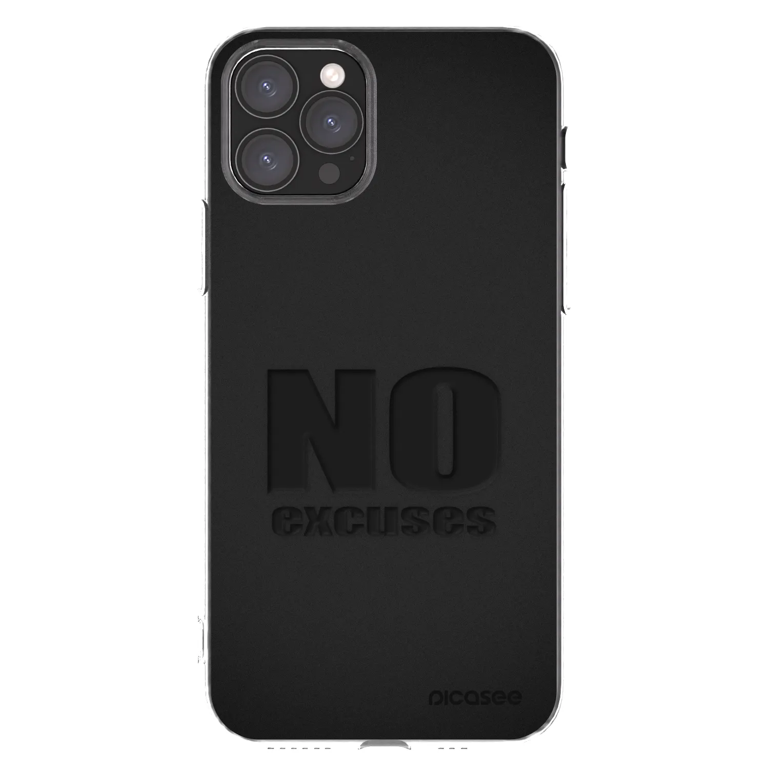 Picasee husă transparentă din silicon pentru Apple iPhone 11 Pro - No Excuses