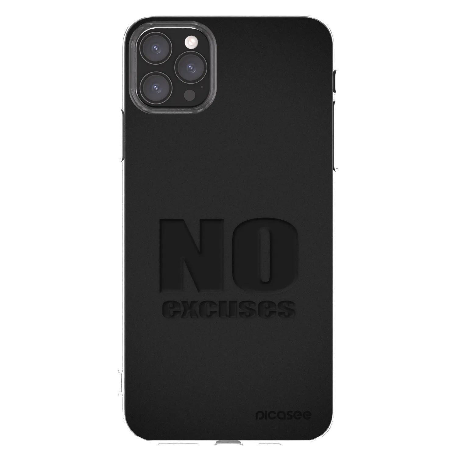 Picasee husă transparentă din silicon pentru Apple iPhone 11 Pro Max - No Excuses