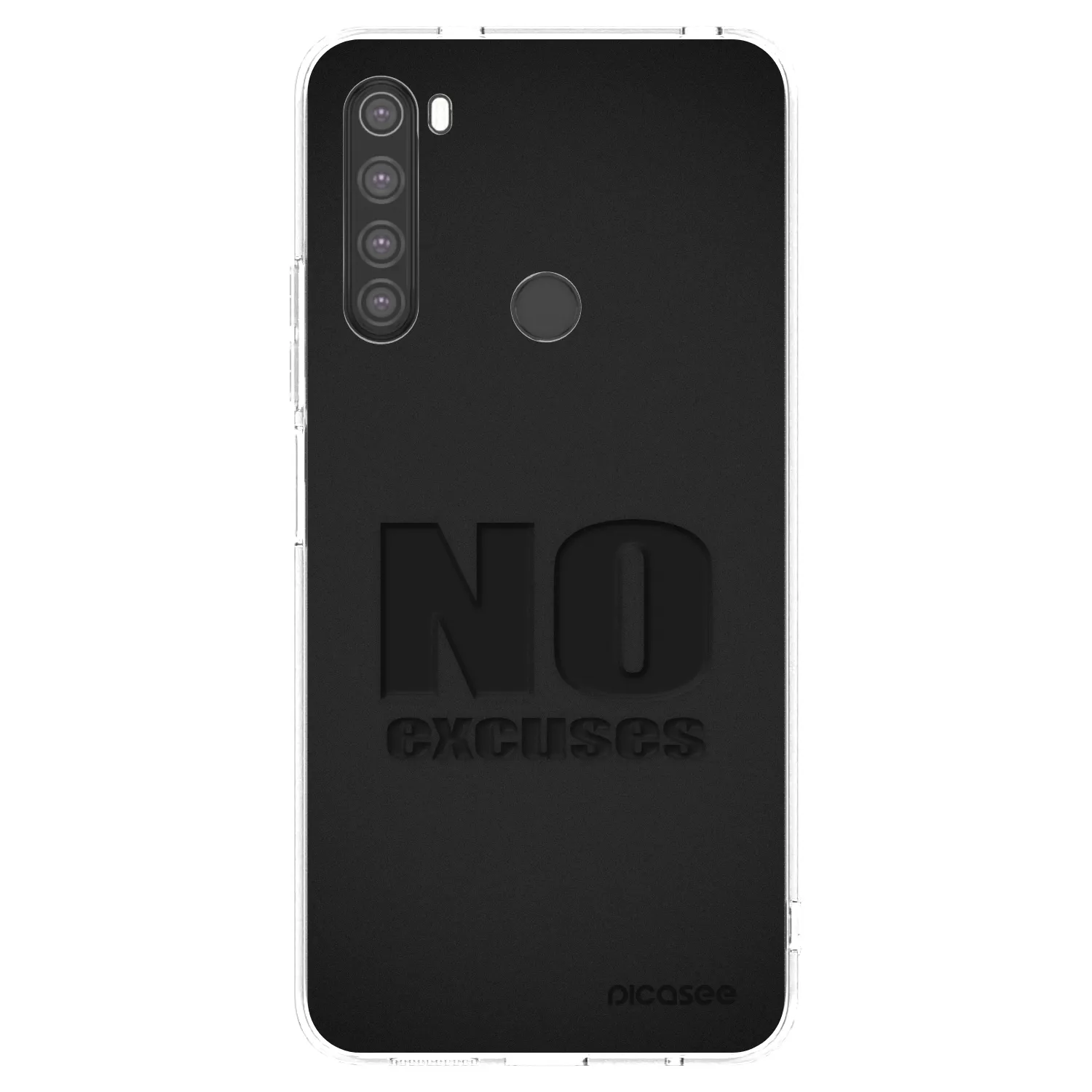 Picasee husă transparentă din silicon pentru Xiaomi Redmi Note 8 - No Excuses