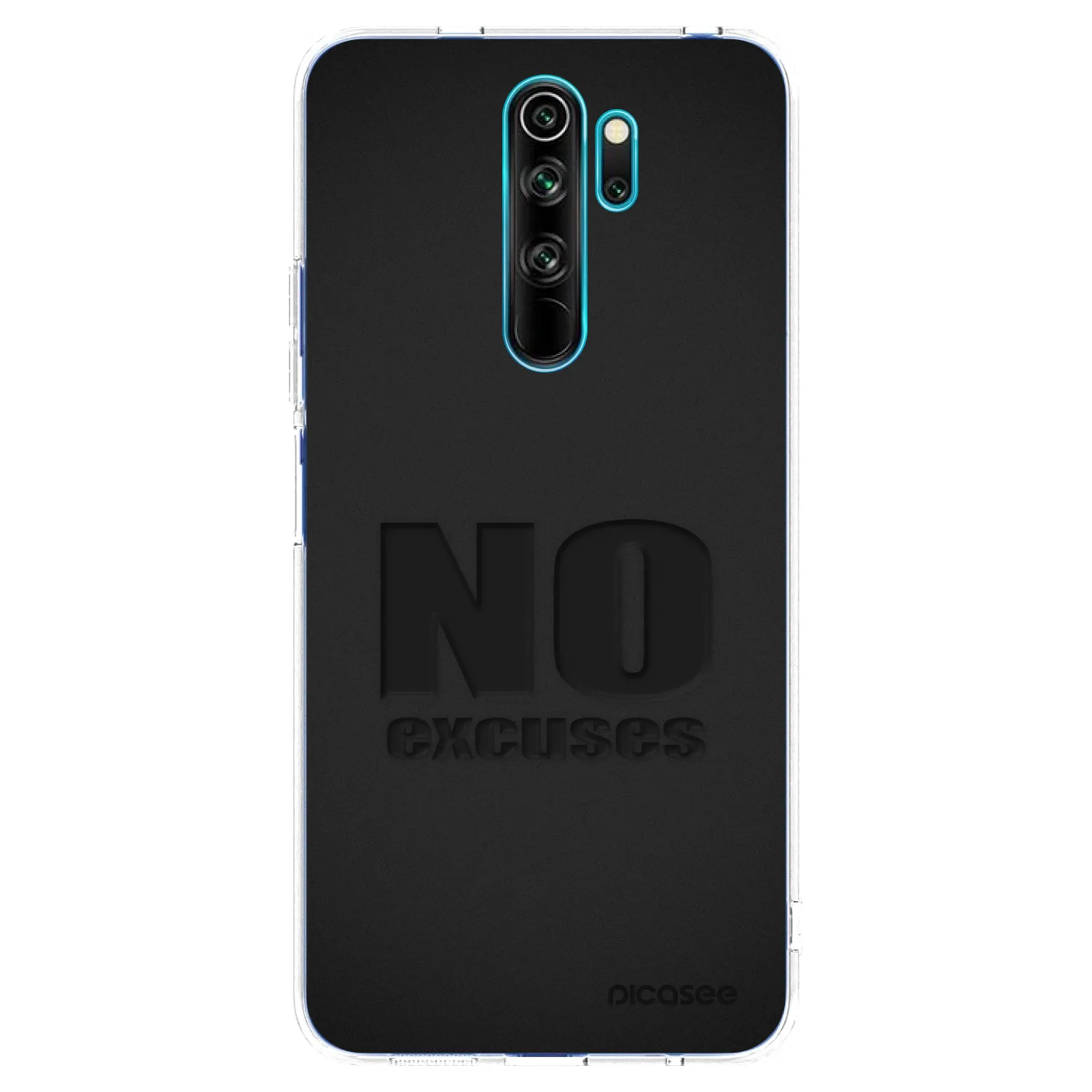 Picasee husă transparentă din silicon pentru Xiaomi Redmi Note 8 Pro - No Excuses