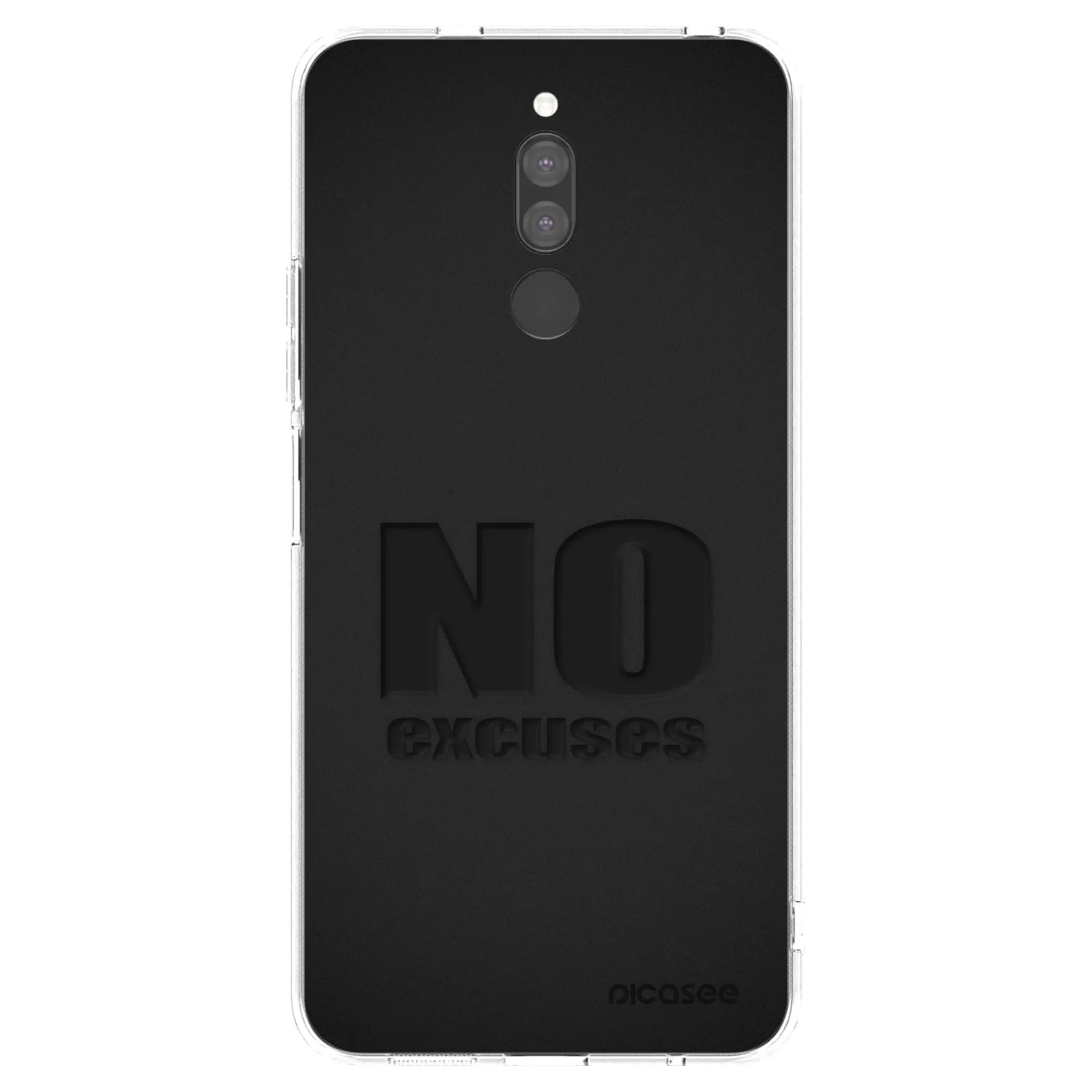 Picasee husă transparentă din silicon pentru Xiaomi Redmi 8 - No Excuses
