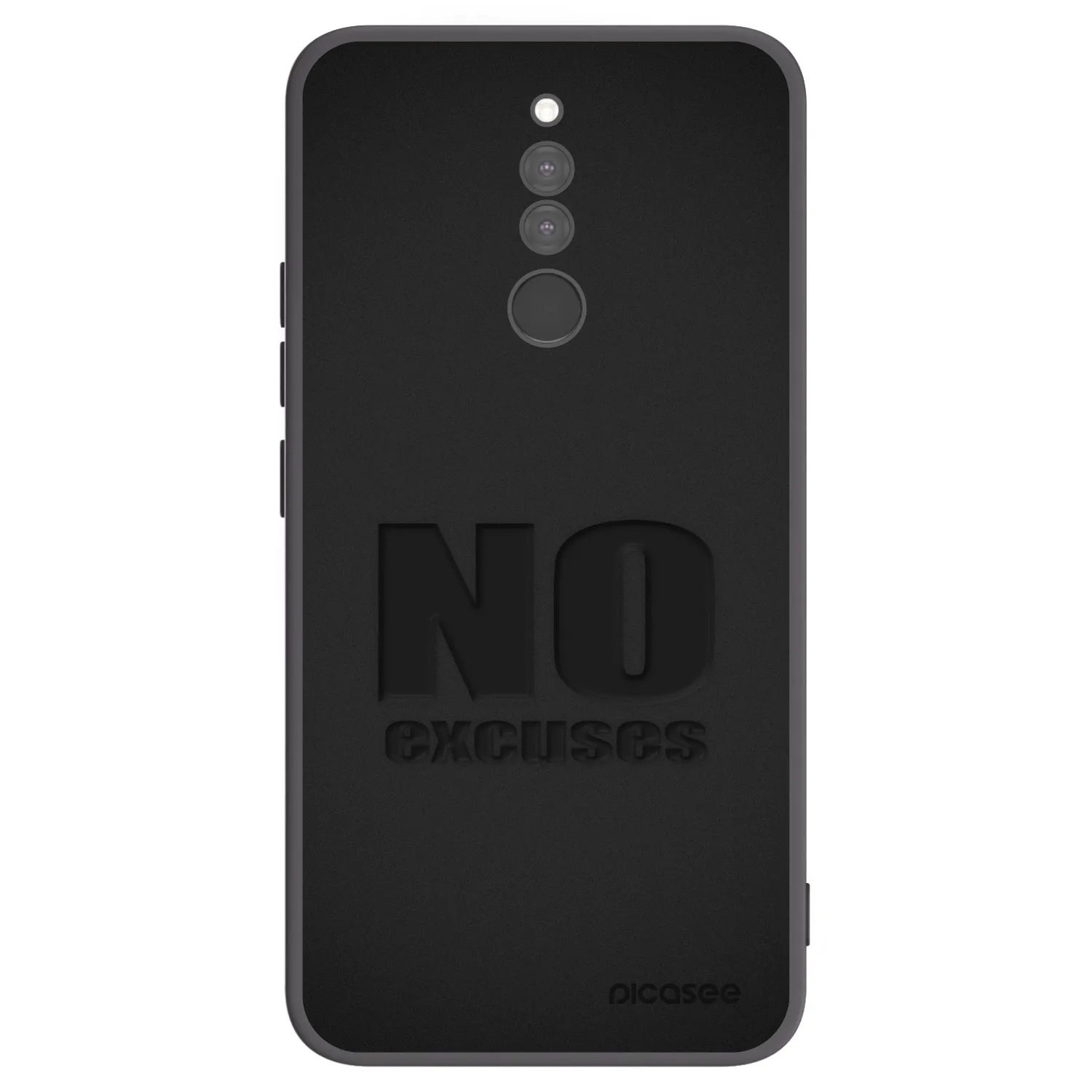 Picasee husă neagră din silicon pentru Xiaomi Redmi 8 - No Excuses