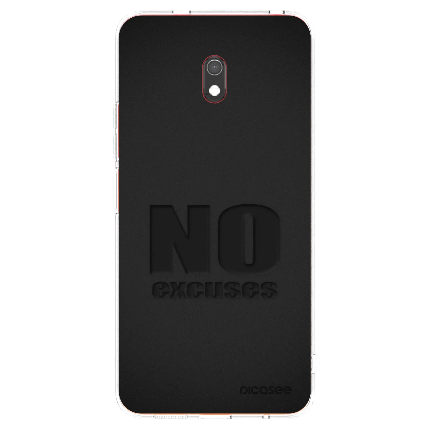 Picasee husă transparentă din silicon pentru Xiaomi Redmi 8A - No Excuses