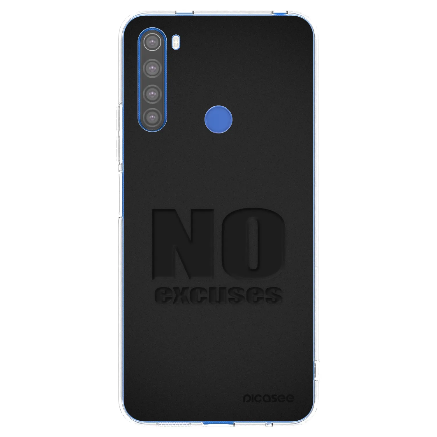 Picasee husă transparentă din silicon pentru Xiaomi Redmi Note 8T - No Excuses