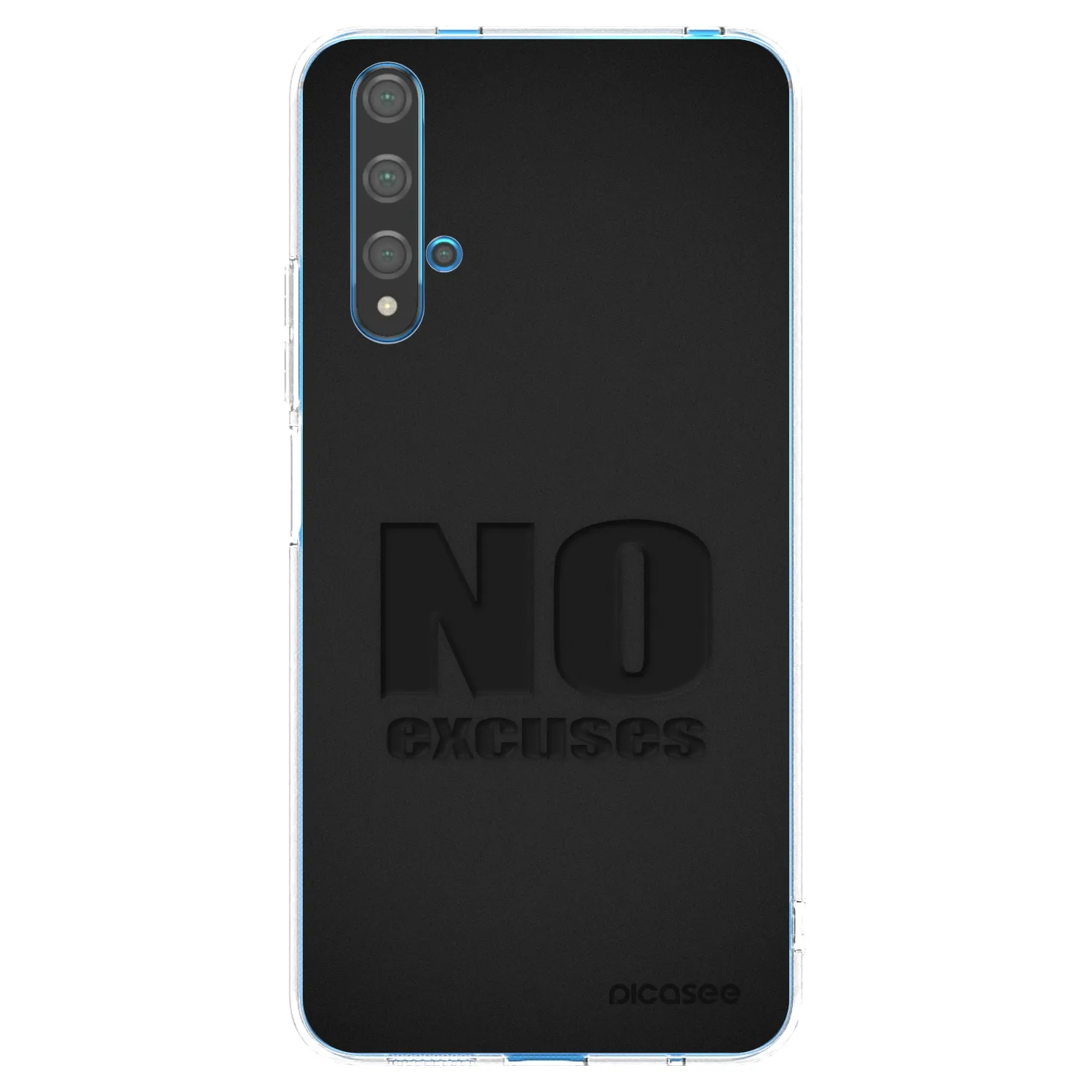 Picasee husă transparentă din silicon pentru Huawei Nova 5T - No Excuses