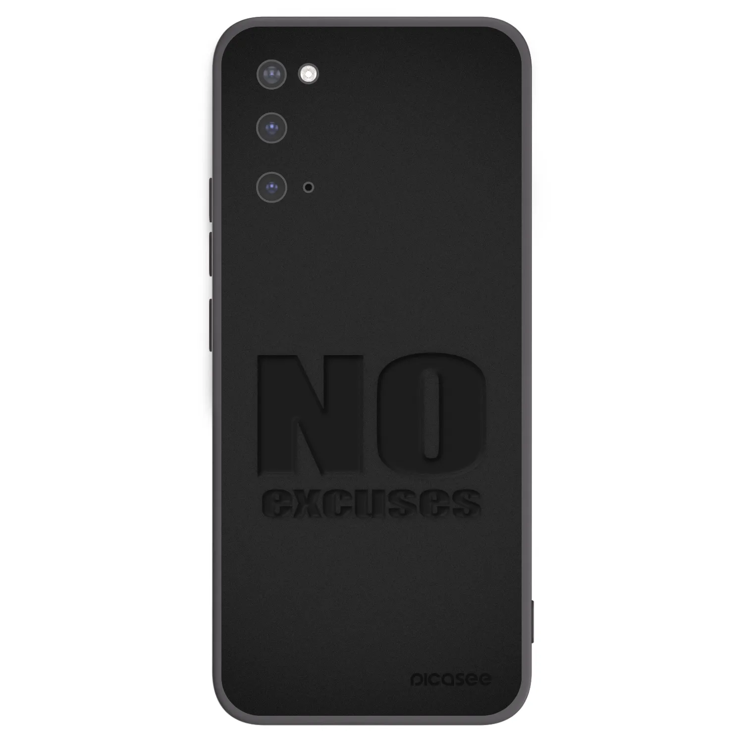 Picasee husă neagră din silicon pentru Samsung Galaxy S20 G980F - No Excuses
