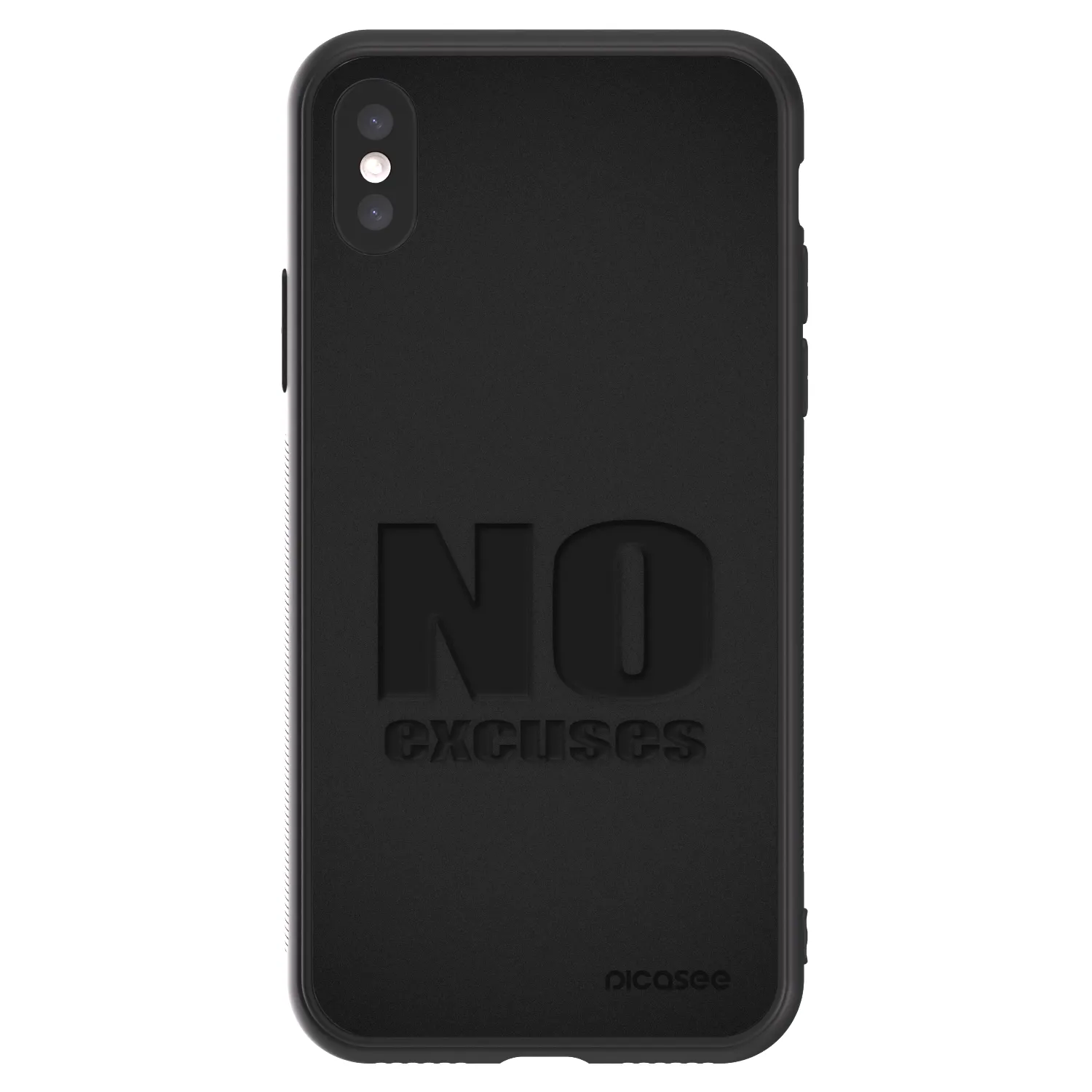 Picasee ULTIMATE CASE pentru Apple iPhone X/XS - No Excuses