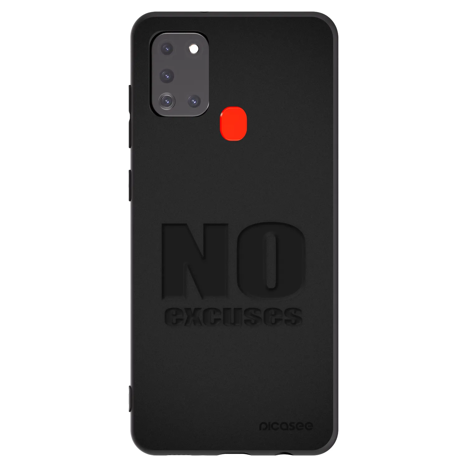 Picasee husă neagră din silicon pentru Samsung Galaxy A21s - No Excuses