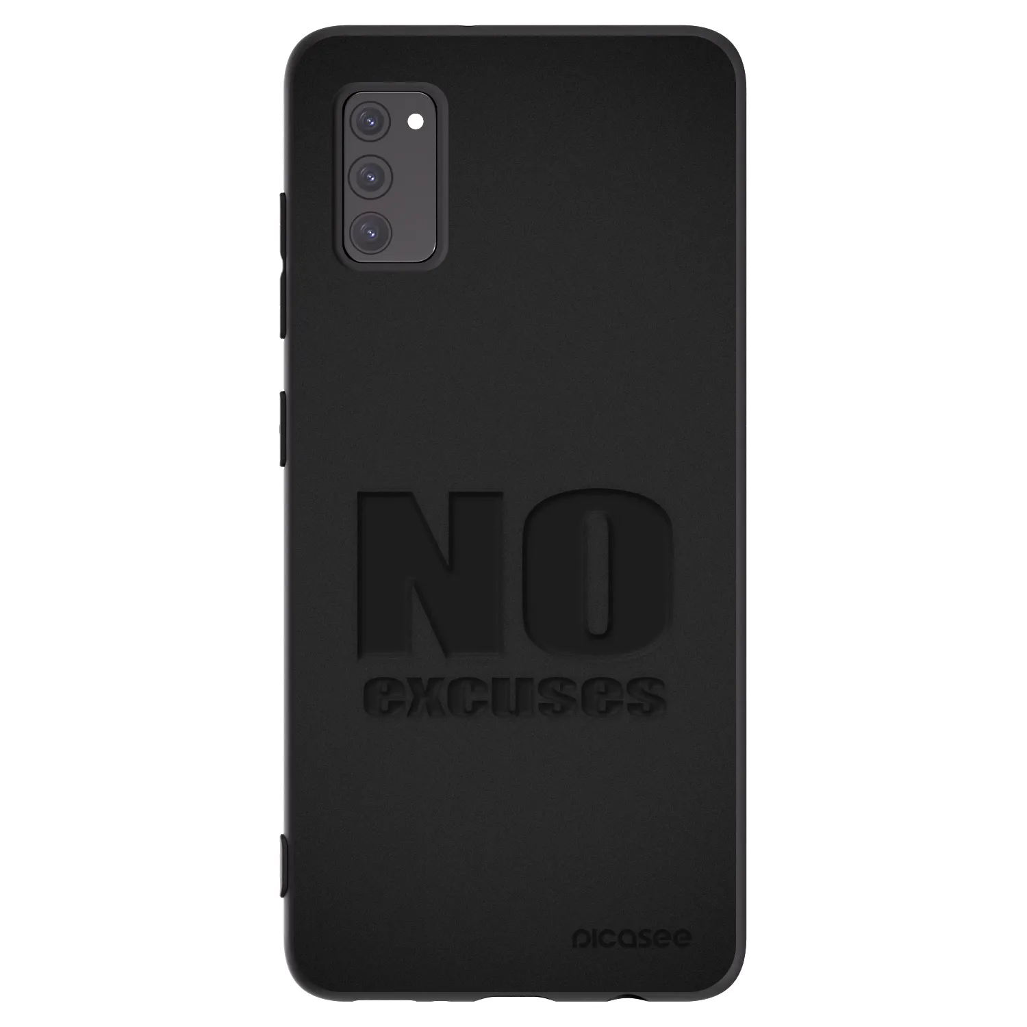Picasee husă neagră din silicon pentru Samsung Galaxy A41 A415F - No Excuses