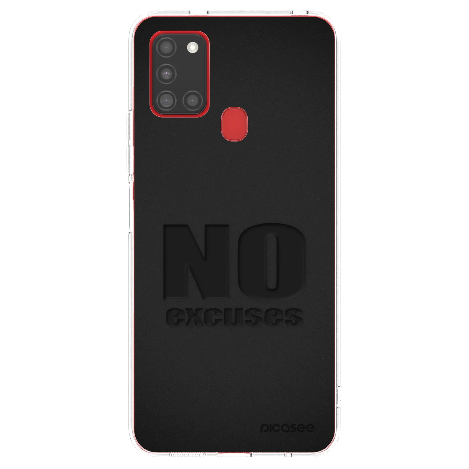 Picasee husă transparentă din silicon pentru Samsung Galaxy A21s - No Excuses