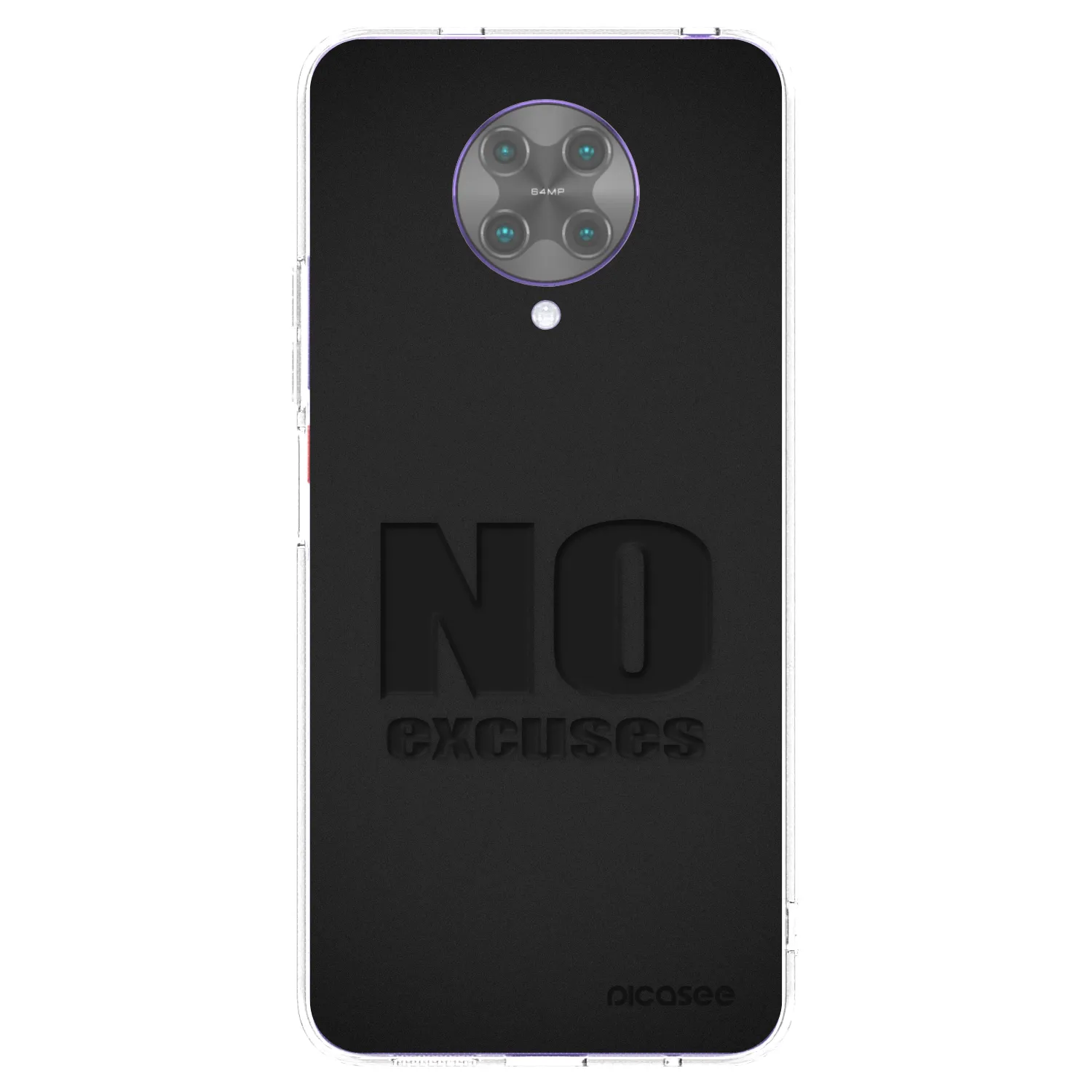Picasee husă transparentă din silicon pentru Xiaomi Poco F2 Pro - No Excuses