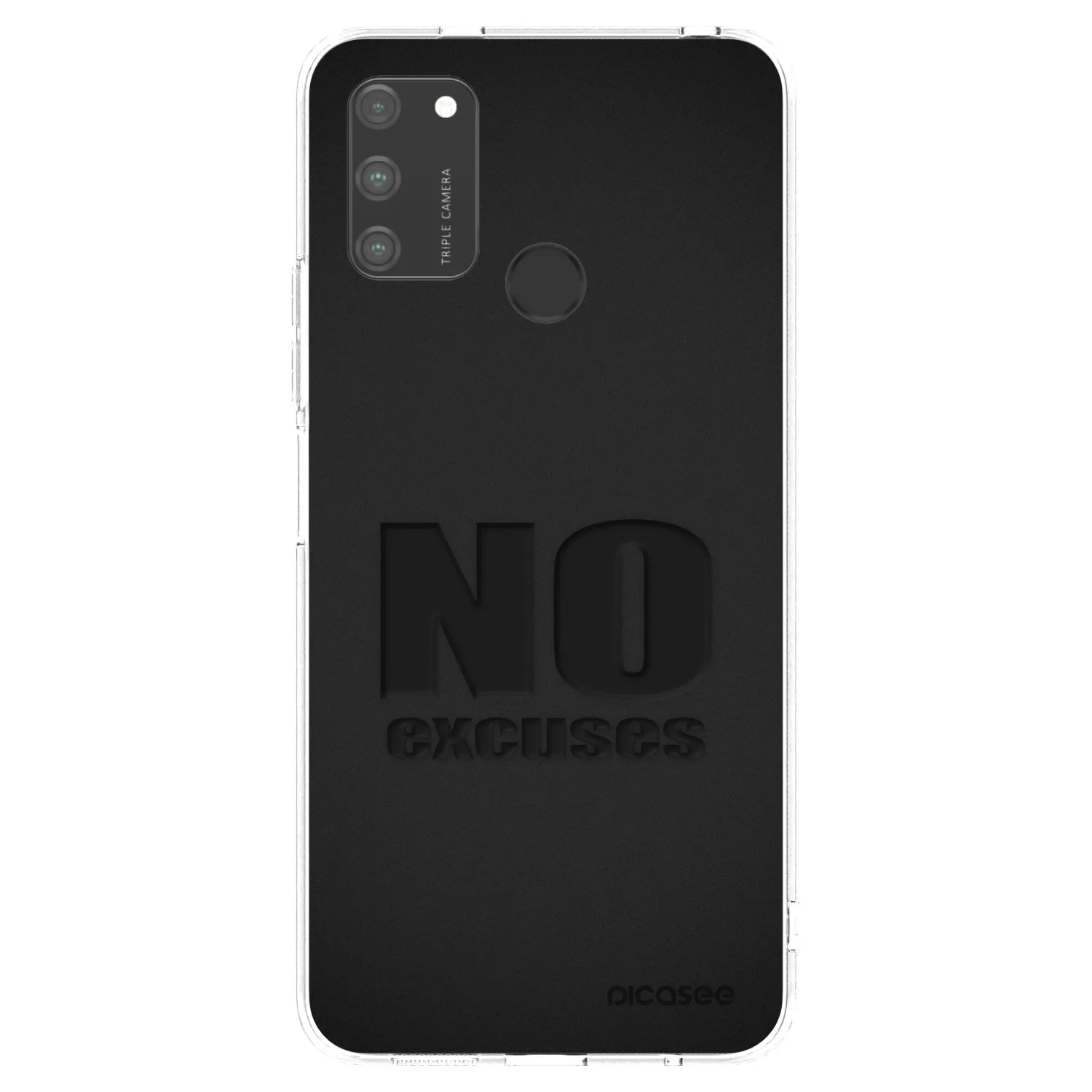Picasee husă transparentă din silicon pentru Honor 9A - No Excuses