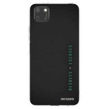 Picasee husă transparentă din silicon pentru Huawei Y5P - Results x Excuses