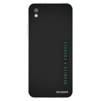 Picasee husă neagră din silicon pentru Xiaomi Redmi 9A - Results x Excuses