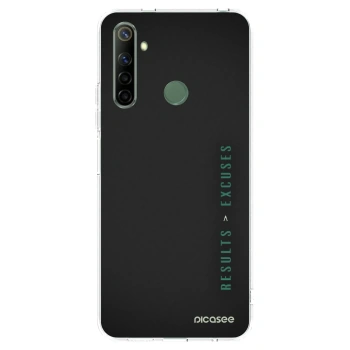 Picasee husă transparentă din silicon pentru Realme 6i - Results x Excuses