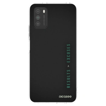Picasee husă transparentă din silicon pentru Xiaomi Poco M3 - Results x Excuses