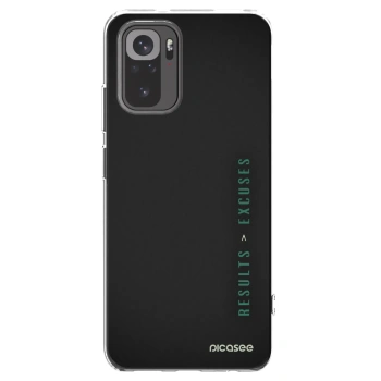 Picasee husă transparentă din silicon pentru Xiaomi Redmi Note 10S - Results x Excuses