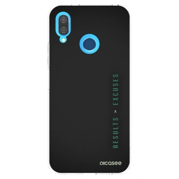 Picasee husă transparentă din silicon pentru Huawei P20 Lite - Results x Excuses