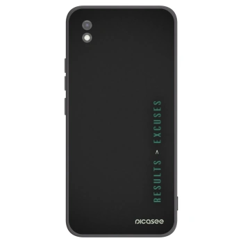 Picasee husă neagră din silicon pentru Xiaomi Redmi 9AT - Results x Excuses