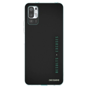 Picasee husă transparentă din silicon pentru Xiaomi Redmi Note 10 5G - Results x Excuses