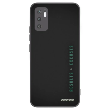 Picasee husă neagră din silicon pentru Xiaomi Redmi Note 10 5G - Results x Excuses