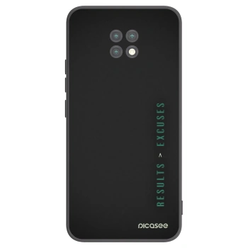Picasee husă neagră din silicon pentru Xiaomi Redmi Note 9T - Results x Excuses