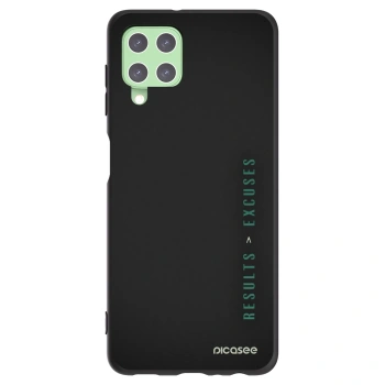 Picasee husă neagră din silicon pentru Samsung Galaxy A22 A225F 4G - Results x Excuses