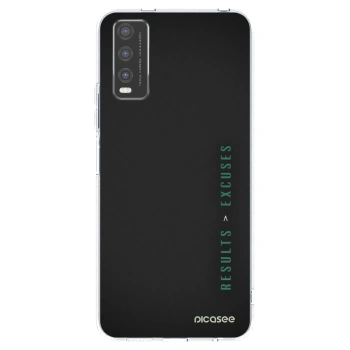 Picasee husă transparentă din silicon pentru Vivo Y20s - Results x Excuses