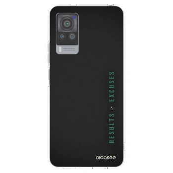 Picasee husă transparentă din silicon pentru Vivo X60 Pro 5G - Results x Excuses