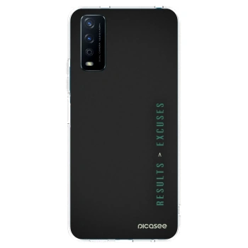 Picasee husă transparentă din silicon pentru Vivo Y11s - Results x Excuses