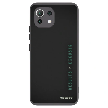 Picasee husă neagră din silicon pentru Xiaomi 11 Lite 5G NE - Results x Excuses