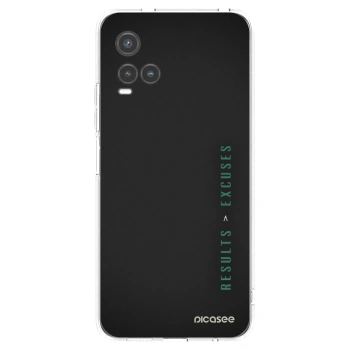 Picasee husă transparentă din silicon pentru Vivo Y33s - Results x Excuses