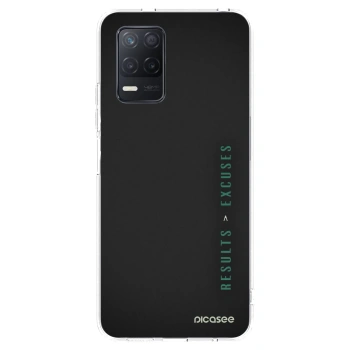 Picasee husă transparentă din silicon pentru Realme 8 5G - Results x Excuses