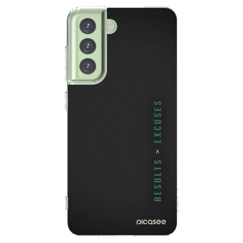 Picasee husă transparentă din silicon pentru Samsung Galaxy S21 FE 5G - Results x Excuses
