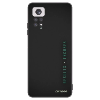 Picasee husă neagră din silicon pentru Xiaomi Redmi Note 11 - Results x Excuses