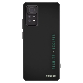 Picasee husă neagră din silicon pentru Xiaomi Redmi Note 11 Pro - Results x Excuses