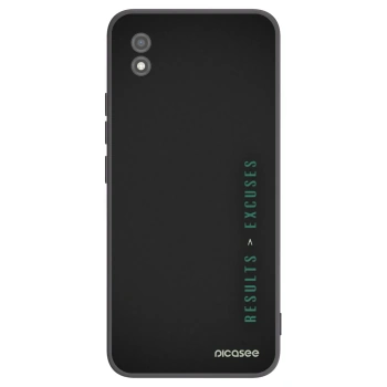 Picasee husă neagră din silicon pentru Realme C11 (2021) - Results x Excuses
