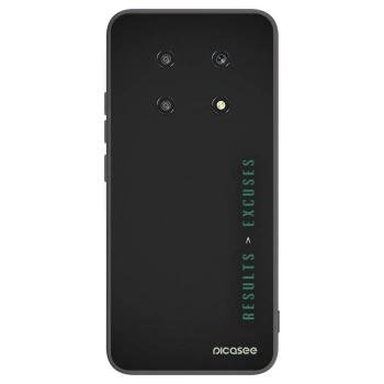 Picasee husă neagră din silicon pentru Honor Magic4 Lite 5G - Results x Excuses
