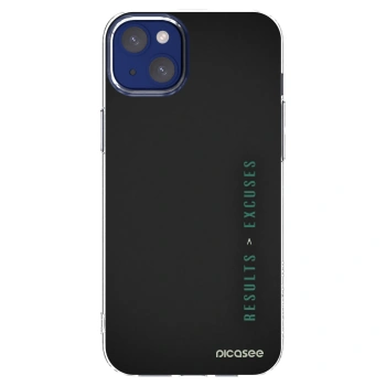 Picasee husă transparentă din silicon pentru Apple iPhone 14 Plus - Results x Excuses
