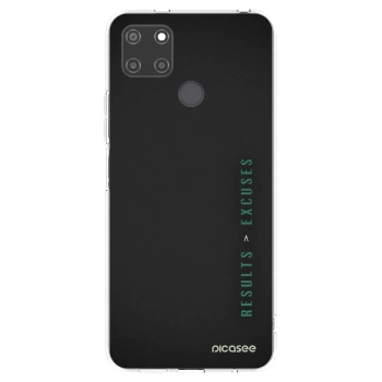 Picasee husă transparentă din silicon pentru Realme C21Y - Results x Excuses