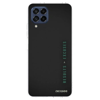 Picasee husă transparentă din silicon pentru Samsung Galaxy M53 5G - Results x Excuses