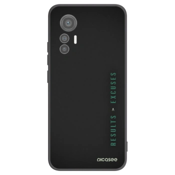 Picasee husă neagră din silicon pentru Xiaomi 12 Lite - Results x Excuses