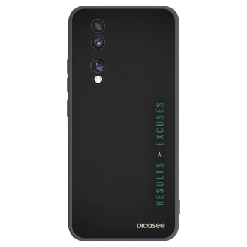 Picasee husă neagră din silicon pentru Honor 70 - Results x Excuses