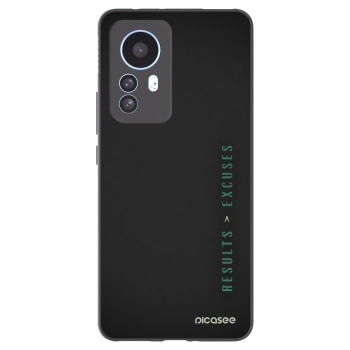 Picasee husă neagră din silicon pentru Xiaomi 12T Pro - Results x Excuses