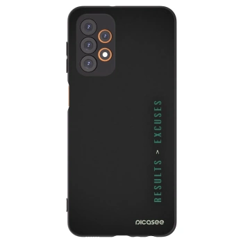Picasee husă neagră din silicon pentru Samsung Galaxy A23 A236B 5G - Results x Excuses