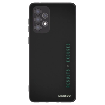 Picasee husă neagră din silicon pentru Samsung Galaxy A73 5G - Results x Excuses