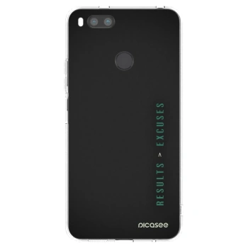 Picasee husă transparentă din silicon pentru Xiaomi Redmi A1 - Results x Excuses