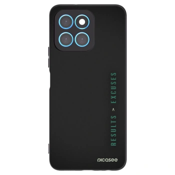 Picasee husă neagră din silicon pentru Honor X6 - Results x Excuses