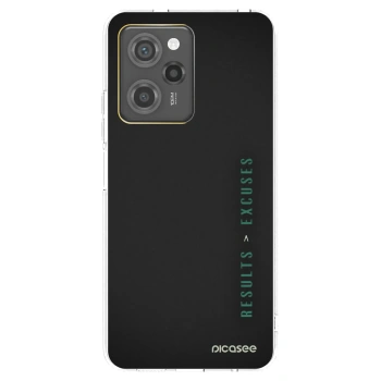 Picasee husă neagră din silicon pentru Xiaomi Poco X5 Pro - Results x Excuses